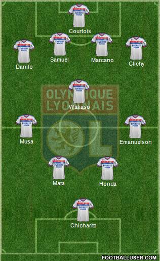 Olympique Lyonnais Formation 2012