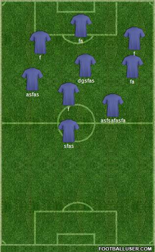 World Cup 2010 Team Formation 2012