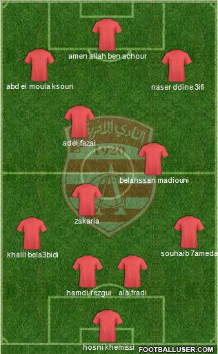 Club Africain Tunis Formation 2012