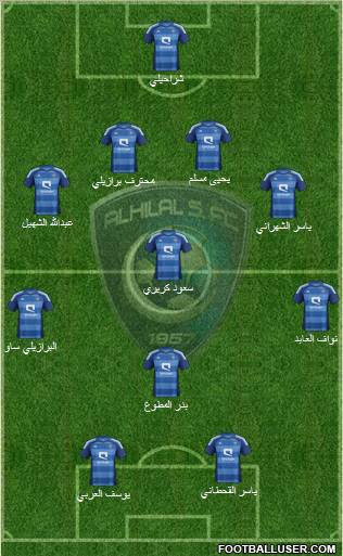 Al-Hilal (KSA) Formation 2012