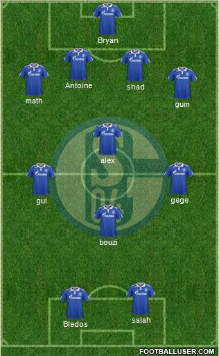 FC Schalke 04 Formation 2012