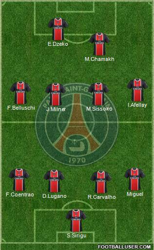 Paris Saint-Germain Formation 2012