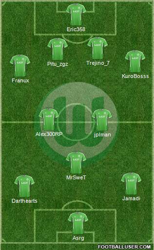 VfL Wolfsburg Formation 2012