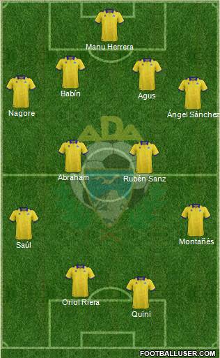 A.D. Alcorcón Formation 2012