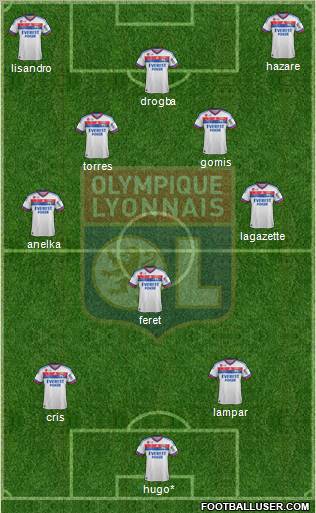 Olympique Lyonnais Formation 2012