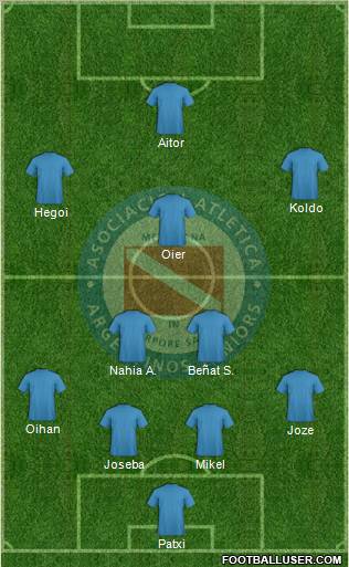 Argentinos Juniors Formation 2012