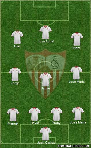 Sevilla F.C., S.A.D. Formation 2012