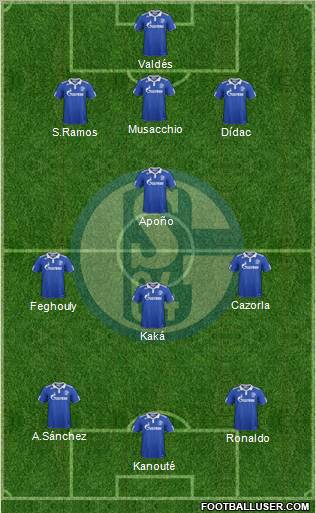 FC Schalke 04 Formation 2012