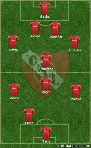 Independiente Formation 2012