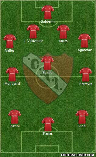 Independiente Formation 2012