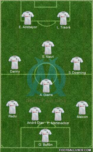 Olympique de Marseille Formation 2012