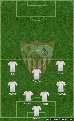 Sevilla F.C., S.A.D. Formation 2012