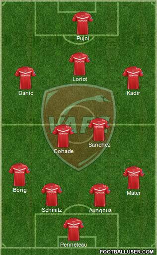 Valenciennes Football Club Formation 2012