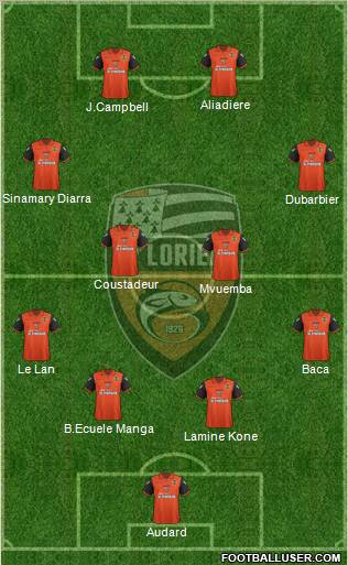 FC Lorient Bretagne Sud Formation 2012