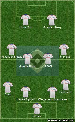 Hamburger SV Formation 2012