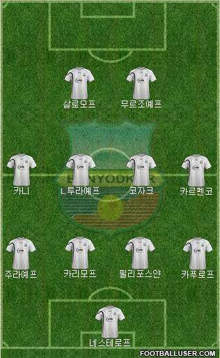 FC Bunyodkor Toshkent Formation 2012