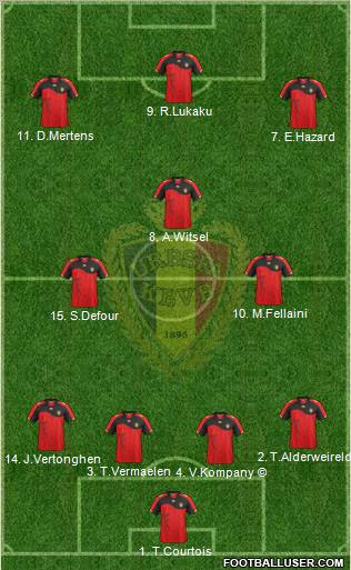 Belgium Formation 2012