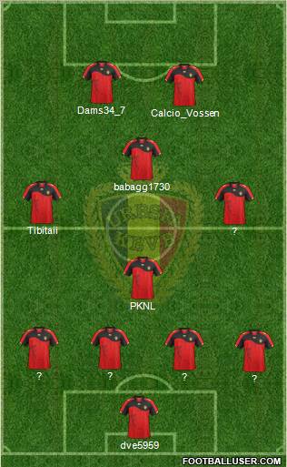 Belgium Formation 2012