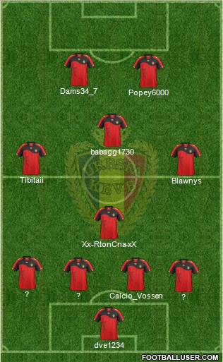 Belgium Formation 2012