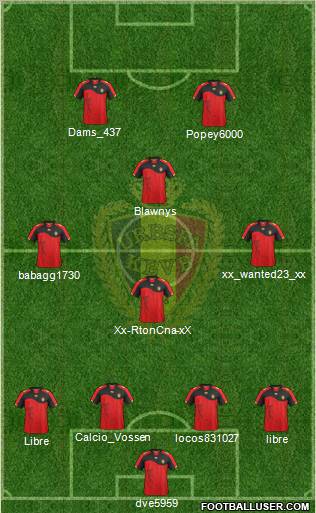 Belgium Formation 2012