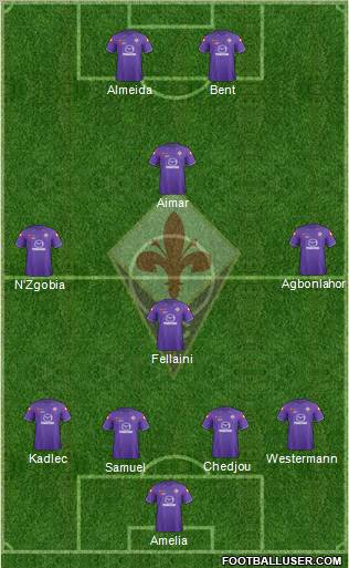 Fiorentina Formation 2012