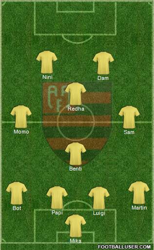 AA Flamengo Formation 2012