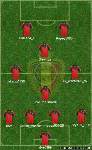 Belgium Formation 2012