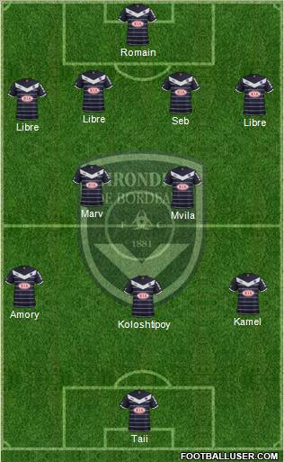 FC Girondins de Bordeaux Formation 2012