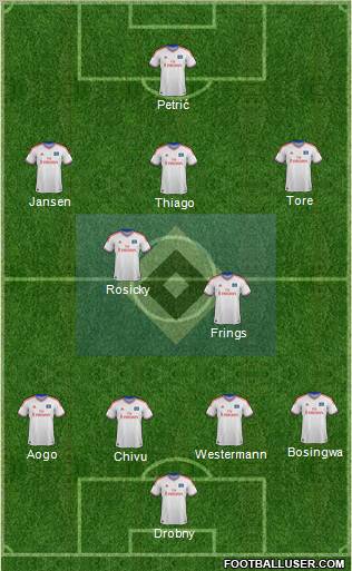 Hamburger SV Formation 2012