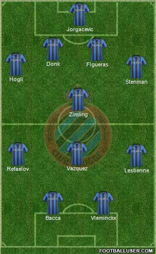 Club Brugge KV Formation 2012