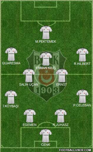 Besiktas JK Formation 2012