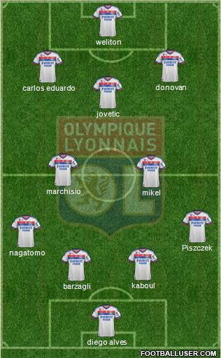 Olympique Lyonnais Formation 2012
