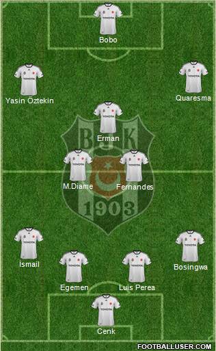 Besiktas JK Formation 2012