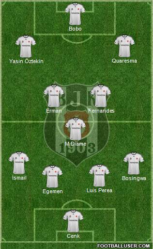 Besiktas JK Formation 2012