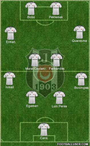 Besiktas JK Formation 2012