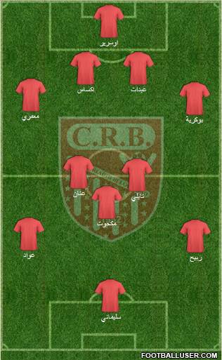 Chabab Riadhi Belouizdad Formation 2012