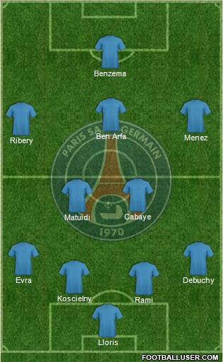 Paris Saint-Germain Formation 2012