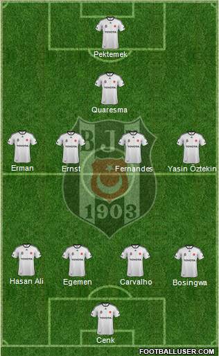 Besiktas JK Formation 2012