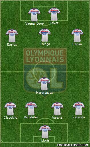 Olympique Lyonnais Formation 2012