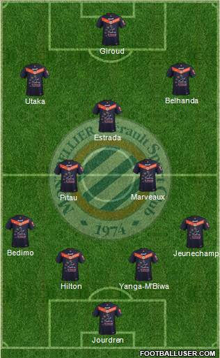 Montpellier Hérault Sport Club Formation 2012