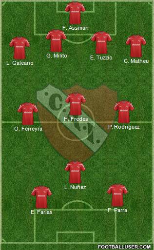 Independiente Formation 2012