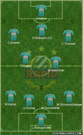 SK Rapid Wien Formation 2012