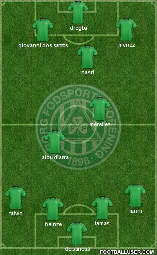 Viborg Fodsports Forening Formation 2012