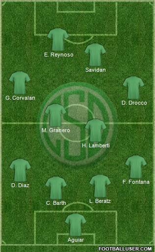 Sportivo Desamparados Formation 2012
