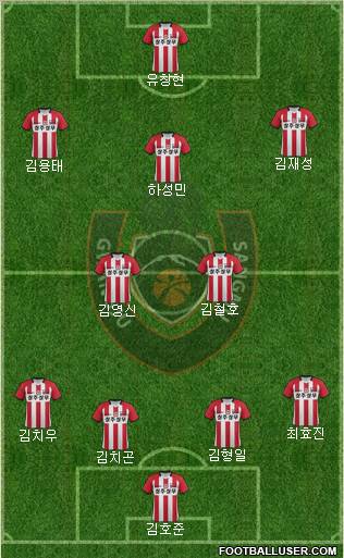 Gwangju Sangmu Bulsajo Formation 2012
