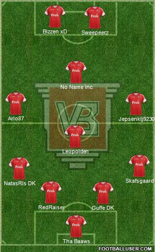 Vejle Boldklub Formation 2012