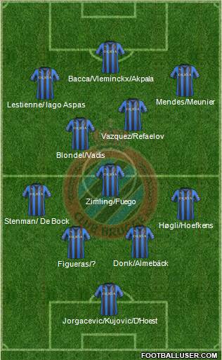 Club Brugge KV Formation 2012