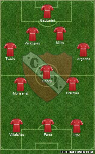 Independiente Formation 2012