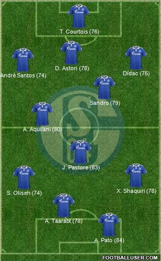FC Schalke 04 Formation 2012