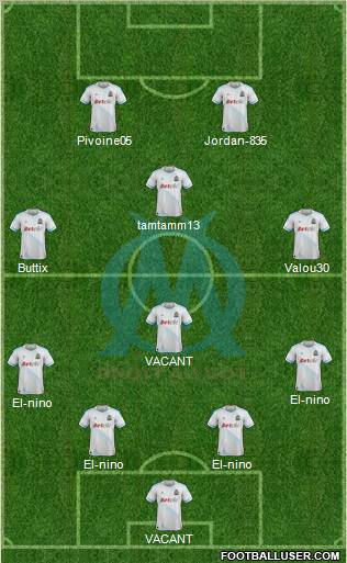 Olympique de Marseille Formation 2012